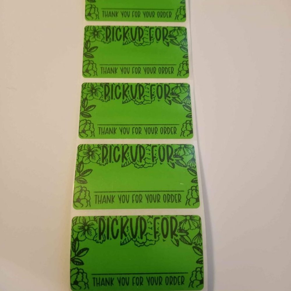 💙100 Pick Up For- Shipping Labels Thermal Packaging Stickers 2.25"x1.25"